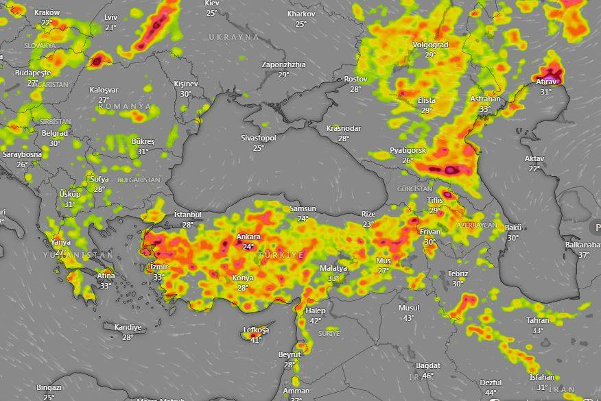Meteoroloji'den 13 il için kuvvetli yağış uyarısı! Sel, sağanak, yıldırım ve dolu… - Resim: 5